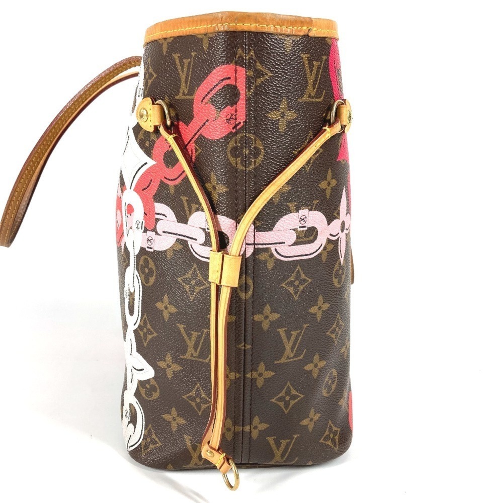 LOUIS VUITTON Brown Monogram Canvas Neverfull MM Shoulder Bag - Picture 3 of 16